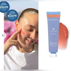 NWT Tulip Tint Lip & Cheek Balm LIP & CHEEK BALM in crisp coral